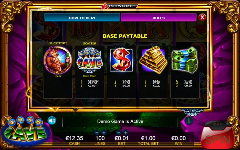 cash cave slot